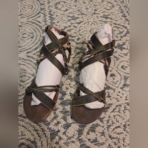Bed Stu Brown Gladiator Sandals